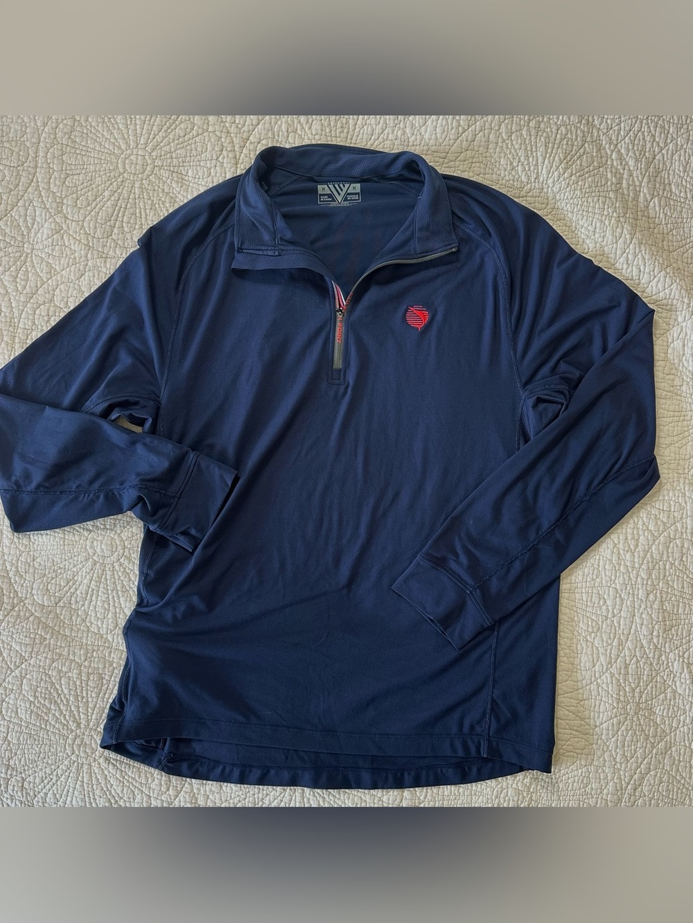 Levelwear 1/4 Zip Long Sleeve Sailfish Point Golf Embroidered Mens Medium